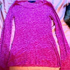 Women’s large Miley Cyrus Max Azria pink shirt